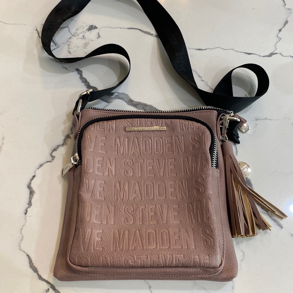 Steve Madden rose/beige crossbody bag